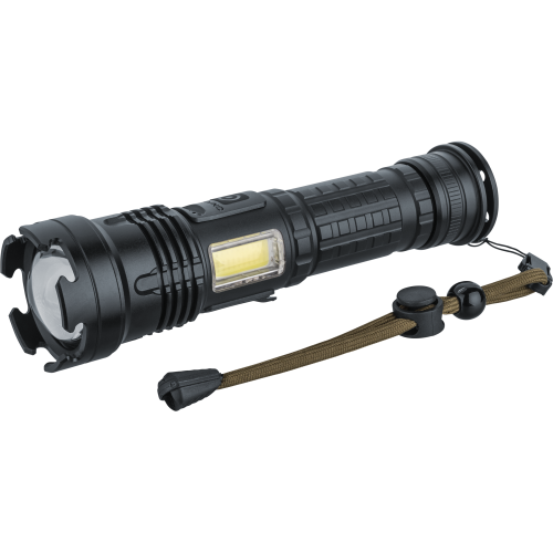 Фонарь ручной Navigator  NPT-P06-ACCU алюм.профессиональный 1P70,20Вт+1COB,2Вт li-ion 2Ач (93875)