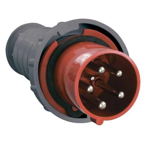 Вилка переносная 035-ССИ 3P+PE+N-63А 380В IP67 IEK