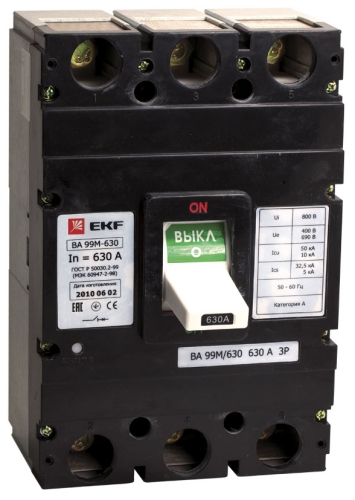 Авт выключатель ВА 99М 630А 630/630А  