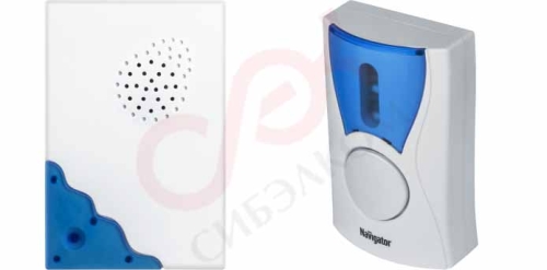 Звонок бесп. Navigator 61268 NDB-A-DC02-1V1-WH