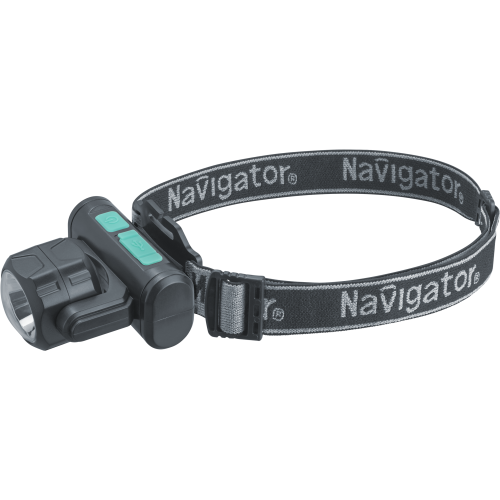 Фонарь налобный Navigator NPT-H38-ACCU 1COBx3.2Вт+1LEDx3Вт,4реж,Li-ion1.2Ач IPX4 (95555)