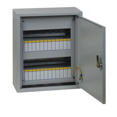 Бокс металлический ЩРН-24з IP31 пласт. замок (350х300х120) EKF PROxima