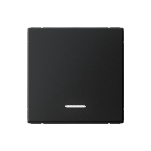 ARTGALLERY 1-клавишный ВЫКЛЮЧАТЕЛЬ с подсветкой, сх.1а, 10АХ, механизм, КАРБОН