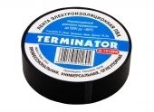 Изолента Terminator IZ 1918FR (черная) 19мм*18.3м термостойкая огнеупорная (эластич.150%) (10/250)