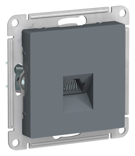 Механизм Розетка RJ45 с/п Грифель AtlasDesign (10/60) ATN000783