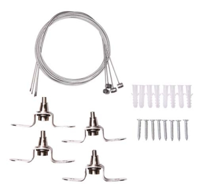 Комплект для подвеса светод. панелей PPL-A02-4*1.0 mm