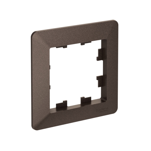 ATLASDESIGN AIR 1-постовая РАМКА, МОККО/дымчатый черный