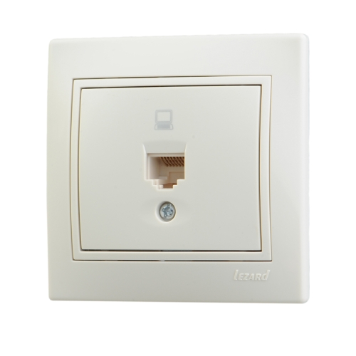 Розетка комп 1гн MIRA крем (0303139)