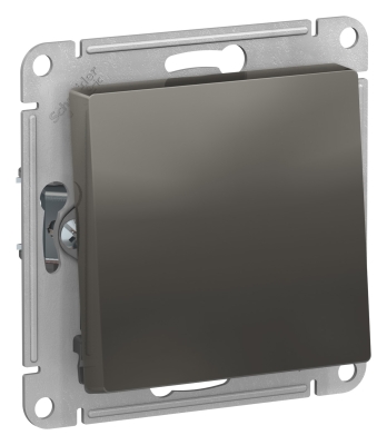 Механиз Выключатель 1-кл с/п Сталь Проходной 10А AtlasDesign (20/160) ATN000961