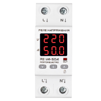 Реле напряжения и тока с дисплеем RE VA-50А ROSTOKELECTRO (Россия)