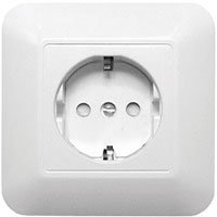 Розетка 1гн с/п с з/к 