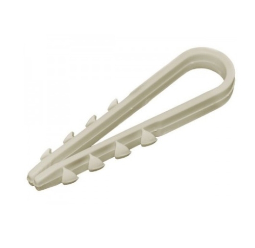 Дюбель-Хомут (нейлон) D=11-18 круглый (б) (уп./100) (Fortisflex)