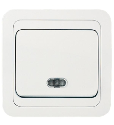 Выключатель 1кл свет  о/п 