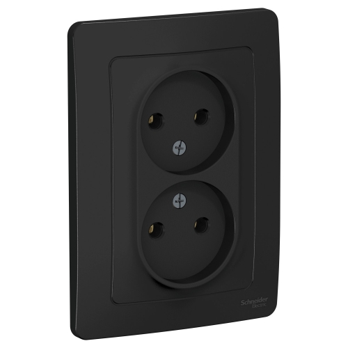 Розетка 2гн Blanca Антрацит с/п BLNRS000026 (6/36)