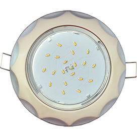 Светильник GX53 H4 Звезда жемчуг-серебро Ecola  38*116 FA81H4ECB (9508)  (10/50)