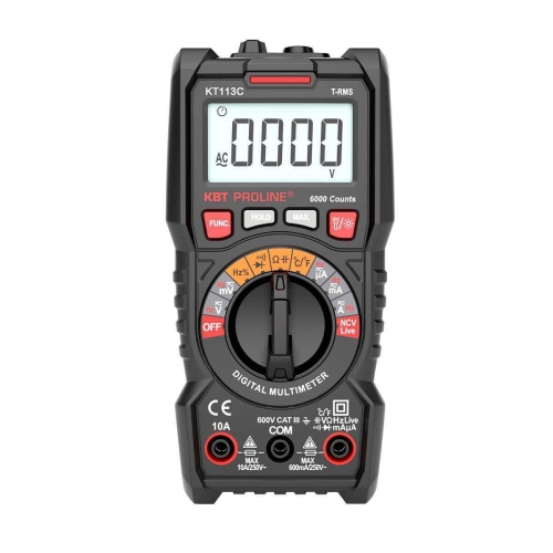 Мультиметр КВТ цифровой KT 113С с True RMS и автоматическим выбором