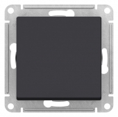 Механизм Розетка 1гн с/п с з/к Со штор. и крыш. AtlasDesign AQUA  Карбон  ATN441046