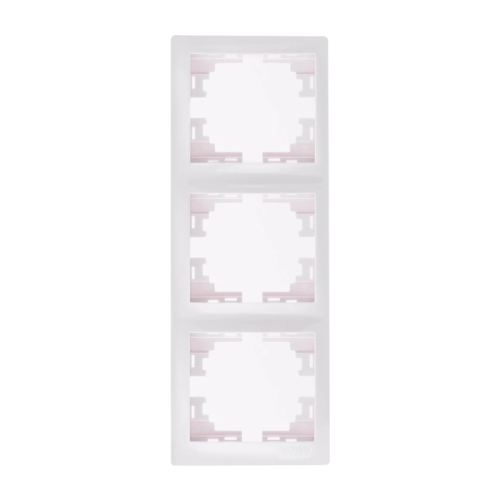 Рамка 3-ая вертикальная MIRA белый (0200153)