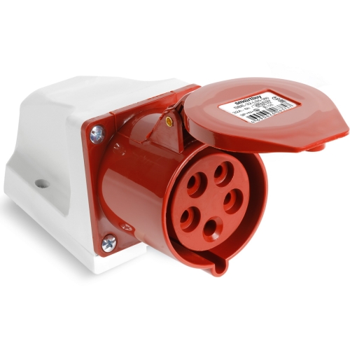 Розетка наружная стационарная 125 3P+PE+N 32А 380В IP44 Smartbuy
