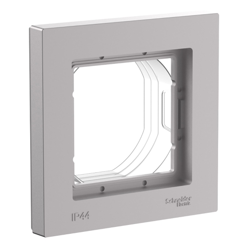 Рамка 1-ая IP44  AtlasDesign AQUA Алюминий ATN440301   (10/60)