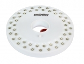 Светодиодный фонарь 48 LED с карабином для подвешивания Smartbuy 3AA, белый (SBF-8254-W)/72