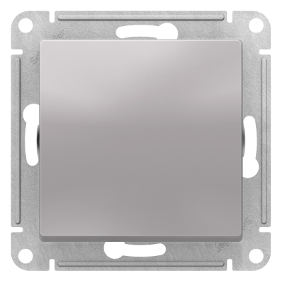 Механизм Выключатель AtlasDesign Алюминий 1-кл с/п Проходной 10А(20/160)ATN000361