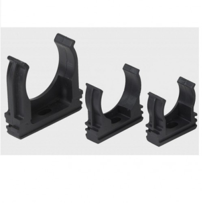 Держатель-клипса d=20  RUVINIL (черная) (120/2640) К01220Ч для монтажного пистолета