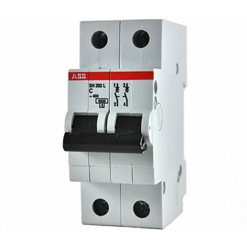 Авт выключатель SH202L С 2п 16А ABB (5/60)