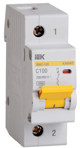 KARAT Авт. выкл. ВА47-100 1P C 100А 10кА IEK