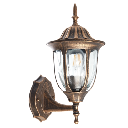 Светильник улично-сад 230В 60 Вт E27 черное золото PL6301