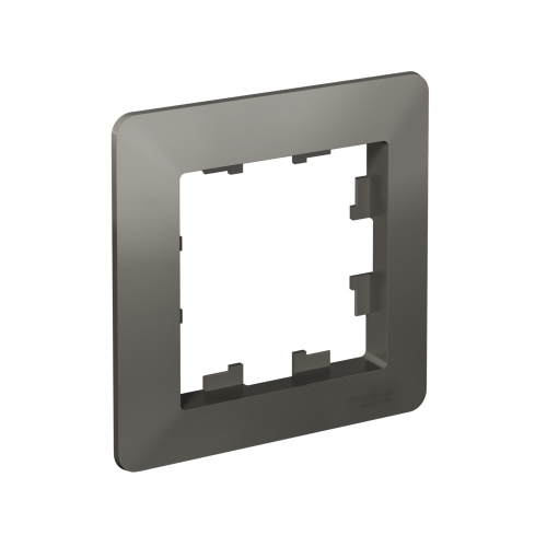 ATLASDESIGN AIR 1-постовая РАМКА, СТАЛЬ/дымчатый черный