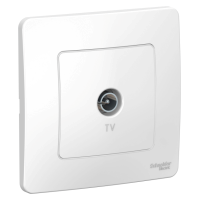 Розетка TV (оконечн) Blanca Белый с/п  BLNTS000011 (6/60)