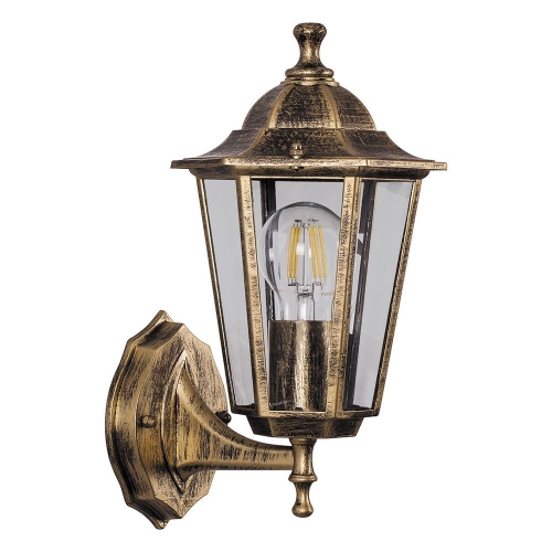 Светильник улично-сад 230В 60 Вт черное золото  (вверх) 6101/PL6101 (10)