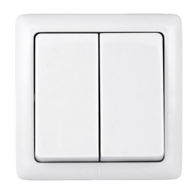 Выключатель 2кл о/п с изол.пласт. 