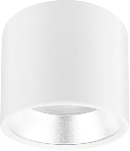  Светильник GX53 OL8 GX53 WH/SL ЭРА накладной  алюминий, цвет белый-серебро (217800)