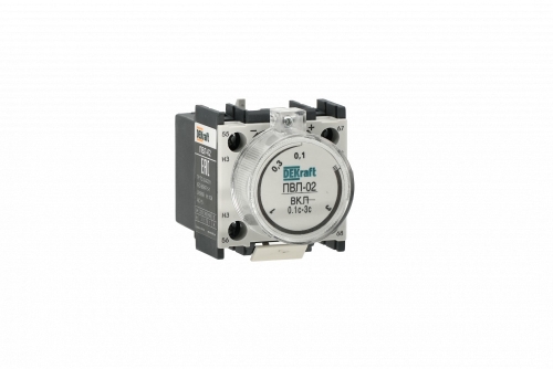 Приставка выдержки времени с задержкой при включении ПВЛ-02 0,1-30с 1НО+1НЗ