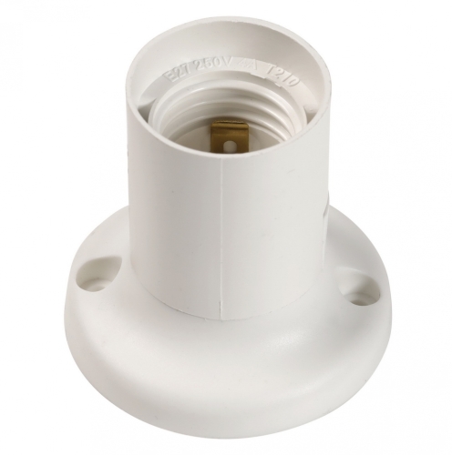 Патрон Е27 белый пластик потолочный прямой SBE-LHP-c-E27 Smartbuy (А-000026116) (072503) (10/200)