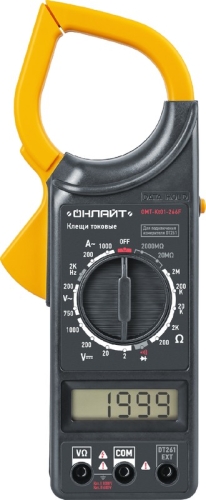 Клещи токоизмерительные OMT-Kt01-266F ОНЛАЙТ 82979