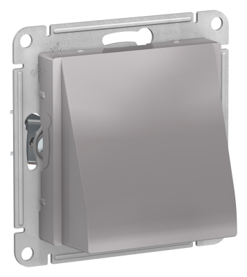 Механизм Розетка AtlasDesign Алюминий Кабельный вывод  с/п (ATN000399)