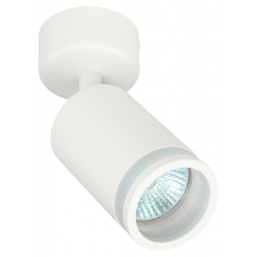 Светильник GU10  металл белый накладной ЭРА OL23 GU10  WH (Б0054396) ПОВОРОТНЫЙ