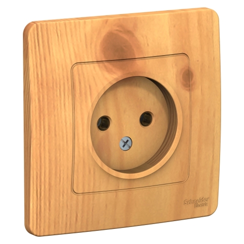 Розетка 1гн Blanca Ясень  с/п BLNRS000015 (6/60)