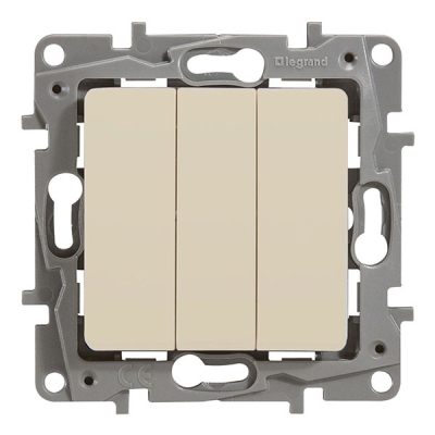 Механизм выкл 3 кл слон кость (L672313)