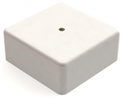 Коробка распр. белая 75*75*28 IP40  GE 41215-01 (100) пустая