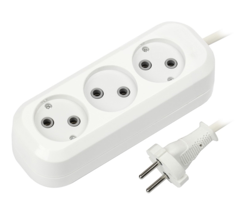 Удлинитель Smartbuy, 3 гн. 5 м 10А/2,2кВт без з/к ПВС 2х1,0