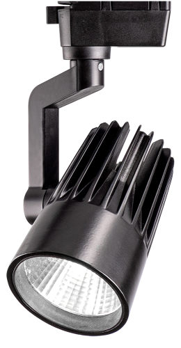 Светильник трековый LED PTR 0125-2 25w 4000K (черный) IP40 Jazzway (5023949)