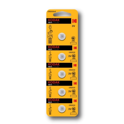 Батарейка Kodak CR2032-5BL MAX Lithium (60/360)