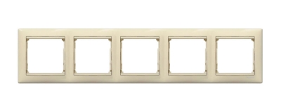 Рамка 5 поста Valena слоновая кость (774355) 1/20
