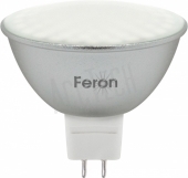 Лампа LED JCDR 3W (44LED) 6400К G5.3 мат Feron (LB 24) (10/200)