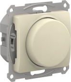 Светорегулятор 400 Вт с/п поворотно-нажимной Glossa крем GSL000223 (6/72)