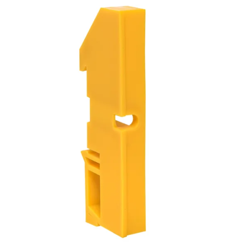 Изолятор на Din-рейку желтый EKF PROxima